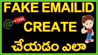 Watch How to create fake email address within Seconds | Telugu Video