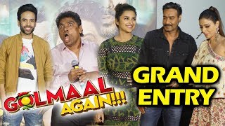 Watch Golmaal Again Team GRAND ENTRY At Trailer Launch | Ajay Devgn, Parineeti, Tabu, Arshad Warsi Video