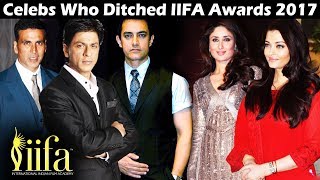 Watch 8 Celebs Who Are Not Attending IIFA 2017, Newyork - Shahrukh, Aishwarya, Aamir, Akshay, Kareena Video