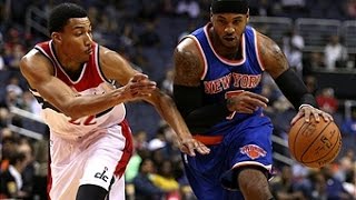 Watch NBA: Carmelo Anthony Leads Knicks Over Wizards with 21 Video