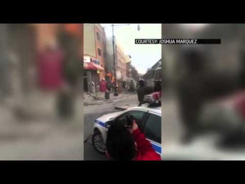 Watch Raw- Moments After NYC Building Explosion News Video Video