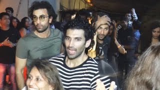 Watch Ranbir Kapoor, Varun Dhawan, Aditya, Ileana D'Cruz PARTIES At Su Casa, Bandra Video