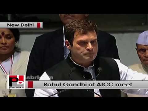 Watch Rahul Gandhi- Congress does not respond by turning people against one and another Video