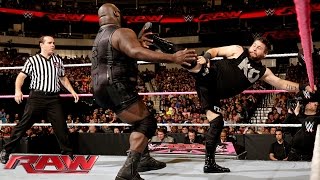 Watch Mark Henry vs. Kevin Owens: WWE Raw, October 19, 2015 Video