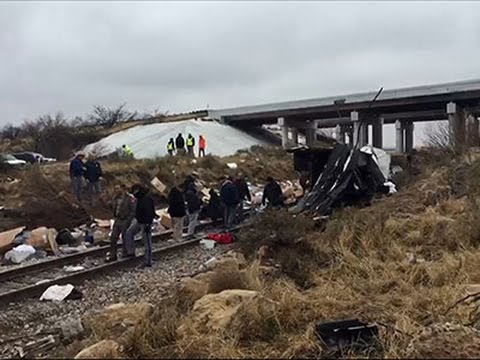 Watch Raw- Aftermath of Deadly TX Prison Bus Crash News Video Video