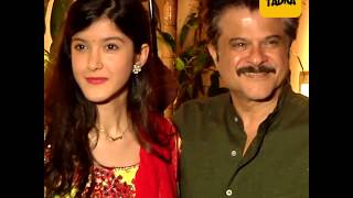 Watch Bollywood celebs appears at the Anil Kapoor's home for Karwa chauth Video