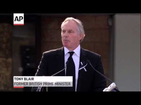 Watch Biden, Blair Join Sharon Mourners News Video Video