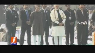 Watch PM Modi and Pranab Mukherjee Pays Tribute To Mahatma Gandhi On His 69th Death Anniverary | iNews Video