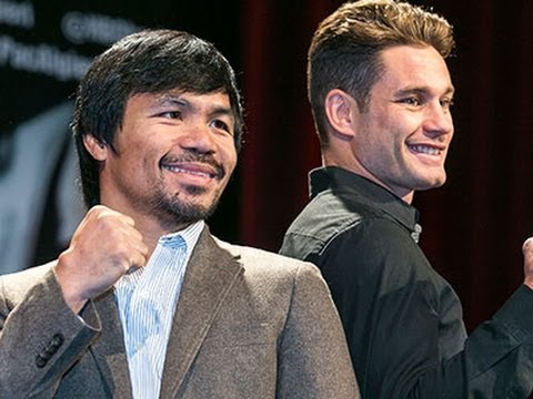 Watch Pacquiao, Algieri Talk About Upcoming Fight News Video Video