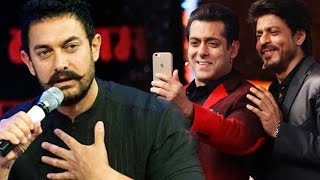 Watch Aamir Khan Talks About Shahrukh & Salman Khan's Style Video
