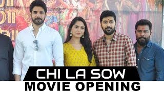 Watch Chi La Sow Movie Opening || Rahul Ravindran, Sushanth, Ruhani Sharma Video