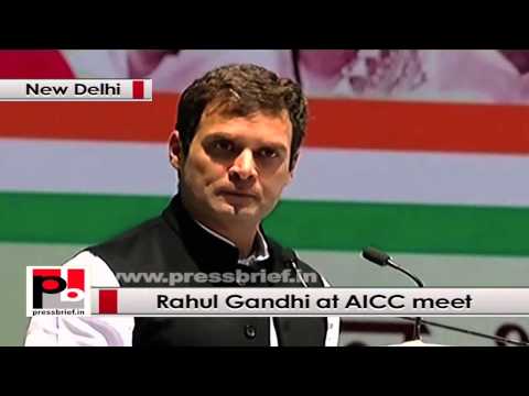 Watch Rahul Gandhi- I am a sincere Sepoy of the Congress Video