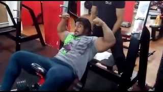 Watch sangram chougule chest workout at physc gym Video