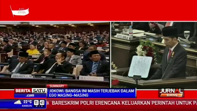 Watch Jokowi Kritisi Kebebasan Pers dalam Sidang Tahunan Video