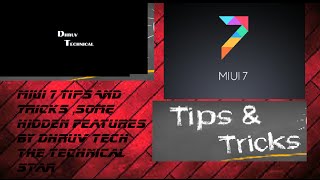 Watch [HINDI] miui 7 tips and tricks and cool hidden features Video