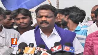 Watch Mala Mahanadu Leaders Protest Against SC Classification In Ongole | Burns Venkaiah Effigy | iNews Video