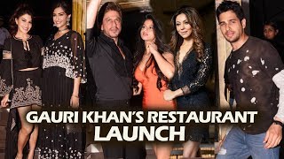 Watch Gauri Khan's Restaurant Launch - Full Video - Shahrukh Khan, Suhana, Sidharth, Jacqueline, Sonam Video
