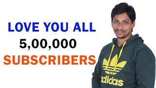 Watch Telugu Tech Tuts 500k Live Video