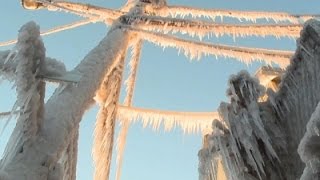 Watch Raw - Water Main Break Encases Pa Homes in Ice News Video Video