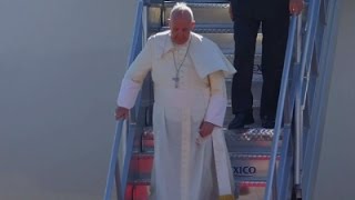 Watch Raw- Pope Francis Arrives at US-Mexico Border News Video Video