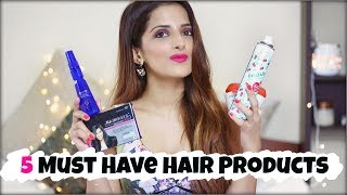 Watch My Top 5 Must Have Hair Products Every Girl Should Own/ For Thick & Healthy Hair- Haircare Tips Video