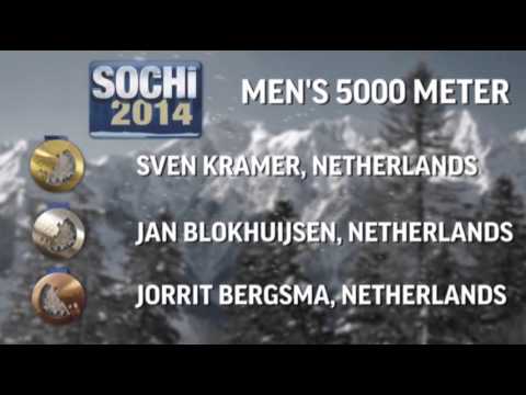 Watch Sven Kramer Defends Gold in the Men's 5000m News Video Video