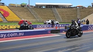 Watch MODIFIED BIKE DRAG RACING ROUND 1 SYDNEY DRAGWAY Video