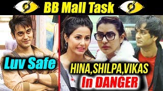 Watch Has Luv Tyagi Escaped Eliminations, Shilpa Hina Vikas In Danger? | Bigg Boss 11 Video