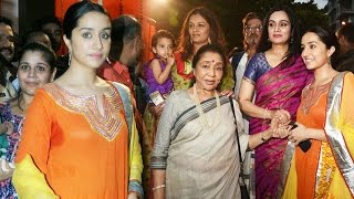 Watch Shraddha Kapoor At Pandit Pandharinath Kolhapure Marg Opening Video