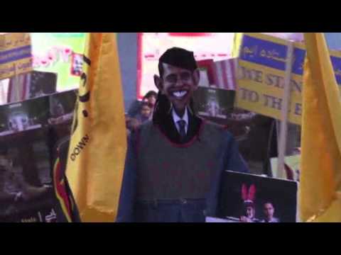 Watch Raw: Anti-US Crowds Protest in Iran News Video Video