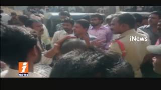 Watch Viganan Clg Conducting Inter Exams Outer Premises Due To Lack Of Facilities | Nandikottur | iNews Video
