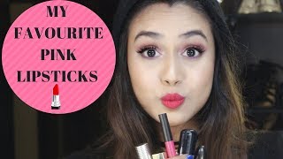 Watch MY FAVOURITE PINK LIPSTICKS | MAKEUP AND FASHION DIARIES Video
