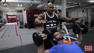 Watch How to- INCLINE DUMBBELL PRESS with Fred BIGGIE Smalls! (Pro Series) Video