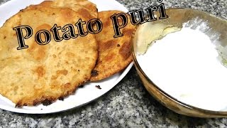 Watch Potato puri / aloo puri  recipe Video