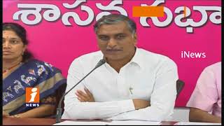 Watch Congress Party Interested Protests Then Debate in Assembly | Harish Rao | iNews Video