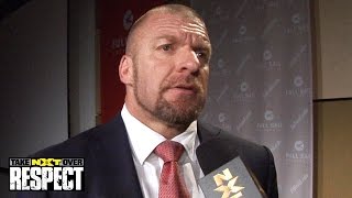 Watch Triple H on what TakeOver: Respect was all about: WWE Exclusive, October 8, 2015 Video