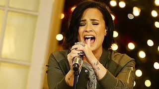 Watch Demi Lovato Plays Hide-n-Seek, Performs & Talks Grammys on Corden's Late Late Show Season Finale Video