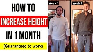 Watch HOW TO BECOME TALLER IN 1 MONTH (Increase Height Fast Naturally) Video