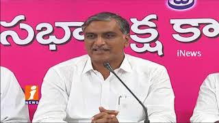 Watch Minister Harish Rao Slams Telangana Congress Leaders Over Chalo Assembly Campaign | iNews Video