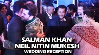 Watch Salman Khan's GRAND ENTRY At Neil Nitin Mukesh's Wedding Reception Video