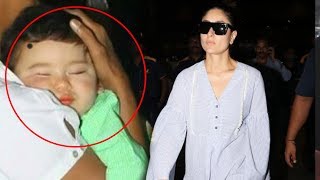 Watch Kareena Kapoor And Sleeping Taimur Ali Khan SPOTTED At Airport Video