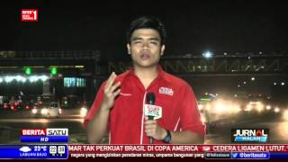 Watch Gerbang Tol Cikarang Utama Terpantau Lancar Video