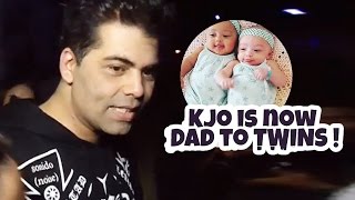 Watch Media Harasses Karan Johar For Party On Becoming Father Video