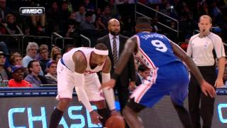 Watch NBA: Carmelo Anthony Shakes Bakes and Slams Video