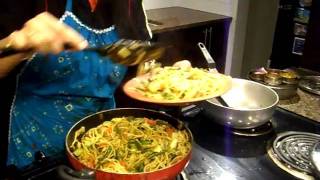 Watch Indo-Chinese noodles recipe, Hakka Noodles Recipe, Veg stir fry Video