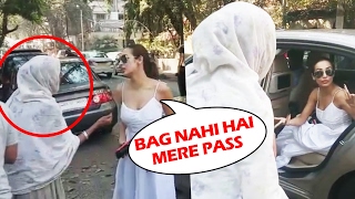 Watch Malaika Arora IGNORES An OLD Woman BEGGING For FOOD - Shocking Video