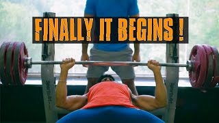 Watch Finally IT BEGINS | First Vlog | Chest and Back Annihilation Video