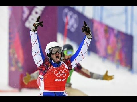 Watch Sochi 2014 Pierre Vaultier of France wins snowboard cross gold News Video Video