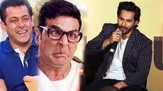 Watch Varun Dhawan BEST MIMICRY Of Salman Khan And Akshay Kumar Video