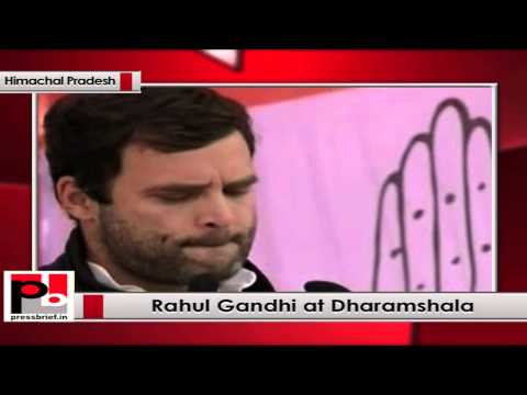Watch Rahul Gandhi at congress Rally in Dharamshala (Himachal Pradesh) Video